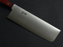 Load image into Gallery viewer, KICHIJI SLD NAKIRI 165MM RED HANDLE (NO BOLSTER)
