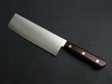 Load image into Gallery viewer, KICHIJI SLD NAKIRI 165MM RED HANDLE (NO BOLSTER)
