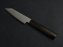 Load image into Gallery viewer, KICHIJI GINREI GINSAN NASHIJI KIRITSUKE PETTY 125MM OCTAGONAL MONO BUBINGA HANDLE

