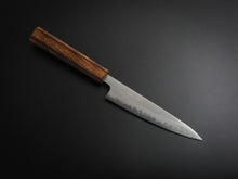 Load image into Gallery viewer, OUL SHIROGAMI-1 STAINLESS CLAD PETTY 135MM BURNT OAK HANDLE
