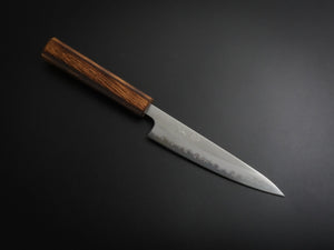 OUL SHIROGAMI-1 STAINLESS CLAD PETTY 135MM BURNT OAK HANDLE