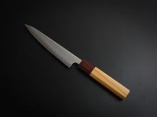 Load image into Gallery viewer, OUL SHIROGAMI-1 STAINLESS CLAD PETTY 135MM KEYAKI/ZELKOVA HANDLE
