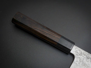 MAKOTO KUROSAKI VG-7 DAMASCUS SANTOKU EBONY OCTAGONAL HANDLE