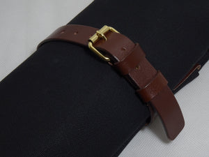 COMO+KATABA HANDMADE HIGH QUALITY CANVAS KNIFE ROLL / LEATHER FLAP POCKET WITH SINGLE LEATHER FITTINGS