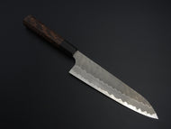 NIGARA AOGAMI SUPER CORE STAINLESS CLAD MIGAKI HAMMERED GYUTO 210MM