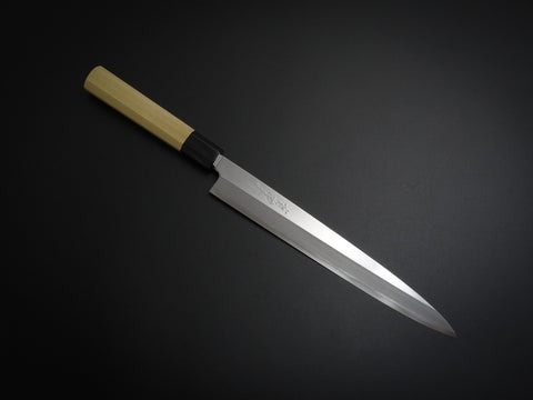 KICHIJI AOGAMI-2 YANAGIBA 240MM MAGNOLIA WOOD OCTAGONAL HANDLE