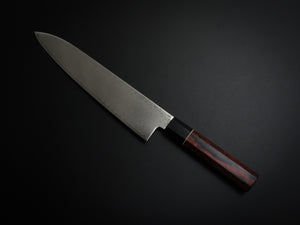 KANEATSU AUS-8 DAMASCUS GYUTO 210MM OCTAGONAL HANDLE