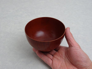TRADITIONAL LACQUERED SOUP CUP ROUND SHAPE