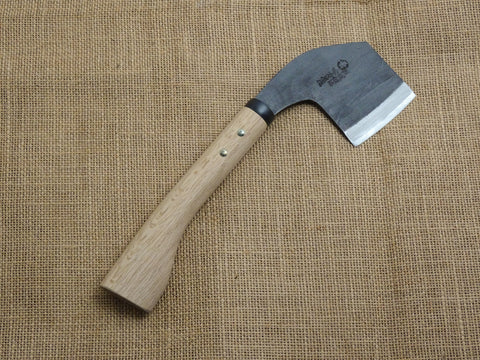 AJIKATAYA KUBIMAGARI HATCHET OAK HANDLE (DOUBLE BEVEL)