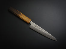 Load image into Gallery viewer, KICHIJI SLD WASHIJI PETTY 135MM OCTAGONAL BURNT OAKWOOD HANDLE
