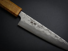 Load image into Gallery viewer, KICHIJI SLD WASHIJI PETTY 135MM OCTAGONAL BURNT OAKWOOD HANDLE
