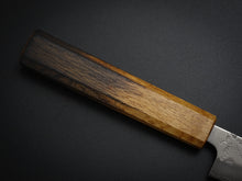 Load image into Gallery viewer, KICHIJI SLD WASHIJI PETTY 135MM OCTAGONAL BURNT OAKWOOD HANDLE
