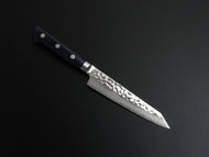 OUL AUS-10 HAMMERED KIRITSUKE PETTY 140MM BLUE PAKKA HANDLE