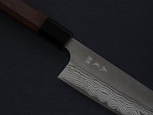 Load image into Gallery viewer, YOSHIMI VG10 NASHIJI DAMASCUS SANTOKU 170MM WALNUT WOOD HANDLE
