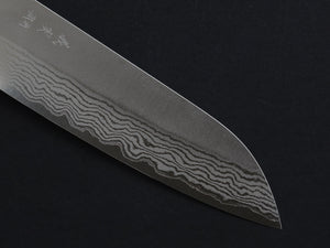 YOSHIMI VG10 NASHIJI DAMASCUS SANTOKU 170MM WALNUT WOOD HANDLE