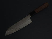 Load image into Gallery viewer, YOSHIMI VG10 NASHIJI DAMASCUS SANTOKU 170MM WALNUT WOOD HANDLE
