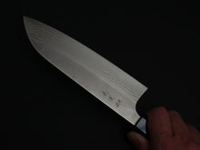 Load image into Gallery viewer, YOSHIMI VG10 NASHIJI DAMASCUS SANTOKU 170MM WALNUT WOOD HANDLE
