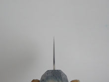Load image into Gallery viewer, KICHIJI AUS-10 45 LAYER DAMASCUS SANTOKU 180MM OCTAGONAL AKATSUKI (BURNT &amp; DYED)  HANDLE

