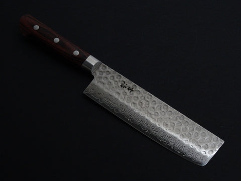 KICHIJI VG-10 HAMMERED 33 LAYERED DAMASCUS NAKIRI 165MM