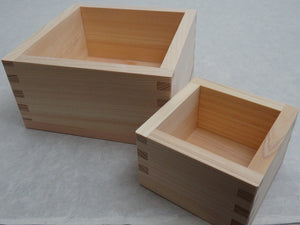 HINOKI MASU/ WOOD MEASURE CUP (SMALL/LARGE)*