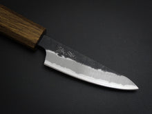 Load image into Gallery viewer, OUL AOGAMI SUPER KUROUCHI NASHIJI STAINLESS CLAD PARING 80MM BLACK OAK HANDLE
