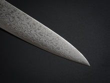 Load image into Gallery viewer, OUL VG-10 DAMASCUS PETTY 135MM BLACK PAKKA HANDLE
