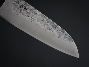 KICHIJI SLD WASHIJI SANTOKU OCTAGONAL BURNT OAKWOOD HANDLE