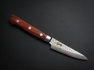 KICHIJI VG-10 33 LAYER HAMMERED DAMASCUS PARING KNIFE 80MM