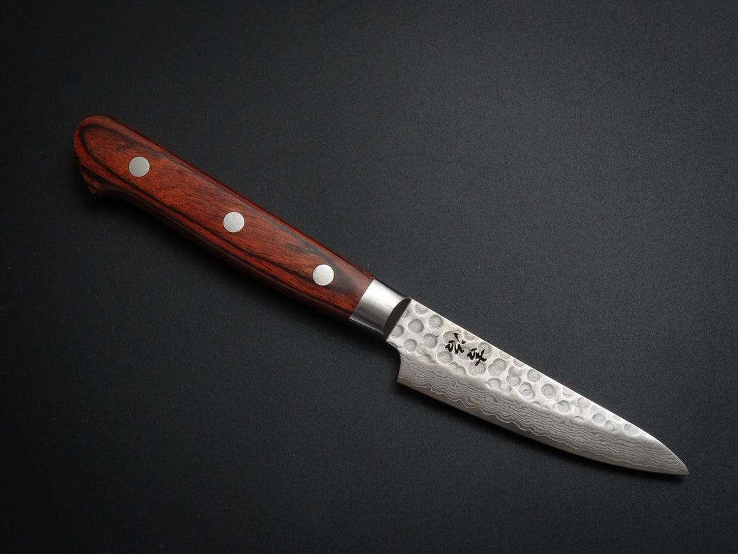 KICHIJI VG-10 33 LAYER HAMMERED DAMASCUS PARING KNIFE 80MM