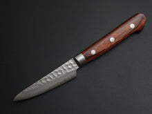 Load image into Gallery viewer, KICHIJI VG-10 33 LAYER HAMMERED DAMASCUS PARING KNIFE 80MM
