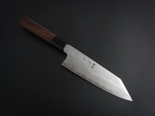 Load image into Gallery viewer, HATSUGOKORO AOGAMI-1 DAMASCUS KIRITSUKE BUNKA 180MM WITH OCTAGONAL WALNUT HANDLE FORGED BY SATOSHI NAKAGAWA
