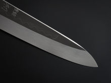 Load image into Gallery viewer, HATSUGOKORO SHIROGAMI-3 HONYAKI GYUTO 240MM WITH EBONY HANDLE FORGED BY SATOSHI NAKAGAWA
