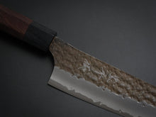 Load image into Gallery viewer, YU KUROSAKI AOGAMI SUPER KOKUSEN SANTOKU ROSE WOOD HANDLE
