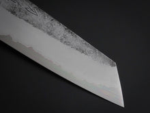 Load image into Gallery viewer, HADO KIRISAME SHIROGAMI-1 STAINLESS CLAD BUNKA 180MM SCORCHED OAKWOOD HANDLE
