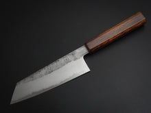 Load image into Gallery viewer, HADO KIRISAME SHIROGAMI-1 STAINLESS CLAD BUNKA 180MM SCORCHED OAKWOOD HANDLE
