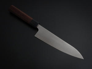 SHUNGO OGATA GINSAN GYUTO 180MM OCTAGONAL ROSE WOOD HANDLE