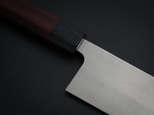 SHUNGO OGATA GINSAN NAKIRI 165MM OCTAGONAL ROSE WOOD HANDLE