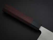 Load image into Gallery viewer, SHUNGO OGATA GINSAN NAKIRI 165MM OCTAGONAL ROSE WOOD HANDLE
