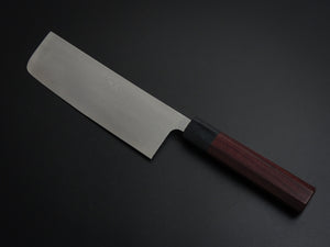 SHUNGO OGATA GINSAN NAKIRI 165MM OCTAGONAL ROSE WOOD HANDLE