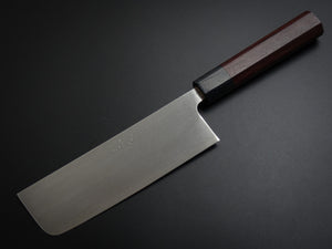 SHUNGO OGATA GINSAN NAKIRI 165MM OCTAGONAL ROSE WOOD HANDLE