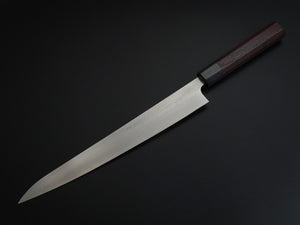 SHUNGO OGATA GINSAN SUJIHIKI 270MM OCTAGONAL ROSE WOOD HANDLE