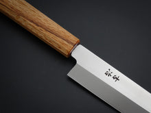 Load image into Gallery viewer, KICHIJI ALL AUS-8 STAINLESS YANAGIBA 270MM OCTAGONAL OAK WOOD HANDLE
