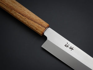 KICHIJI ALL AUS-8 STAINLESS YANAGIBA 270MM OCTAGONAL OAK WOOD HANDLE