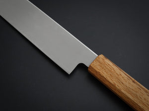 KICHIJI ALL AUS-8 STAINLESS YANAGIBA 270MM OCTAGONAL OAK WOOD HANDLE