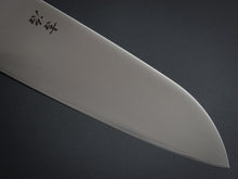 Load image into Gallery viewer, KICHIJI ALL AUS-8 SANTOKU KNIFE 165MM BURNT OAKWOOD HANDLE
