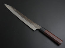 Load image into Gallery viewer, YU KUROSAKI AOGAMI SUPER KOKUSEN SUJIHIKI 240MM ROSE WOOD HANDLE
