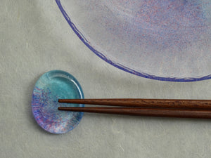 CHOPSTICKS REST EDO GLASS ASAYAKE BLUE