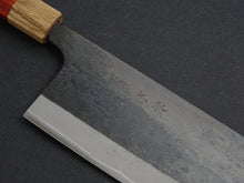 Load image into Gallery viewer, KICHIJI SHIROGAMI 2 SOFT IRON CLAD CLEAVER WITH PADAUK WOOD HANDLE
