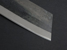 Load image into Gallery viewer, KICHIJI SHIROGAMI 2 SOFT IRON CLAD CLEAVER WITH PADAUK WOOD HANDLE
