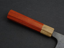 Load image into Gallery viewer, KICHIJI SHIROGAMI 2 SOFT IRON CLAD CLEAVER WITH PADAUK WOOD HANDLE
